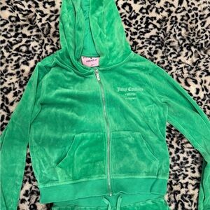 Juicy Couture x Forever 21 Juicy Forever  Green Velour Tracksuit